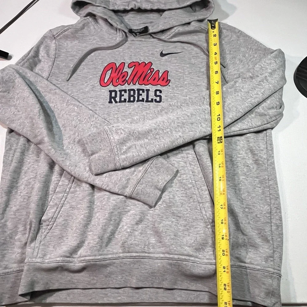 Nike Hoodie Ole Miss Rebels Youth Large Hoodie Swoosh Pullover Womens XS